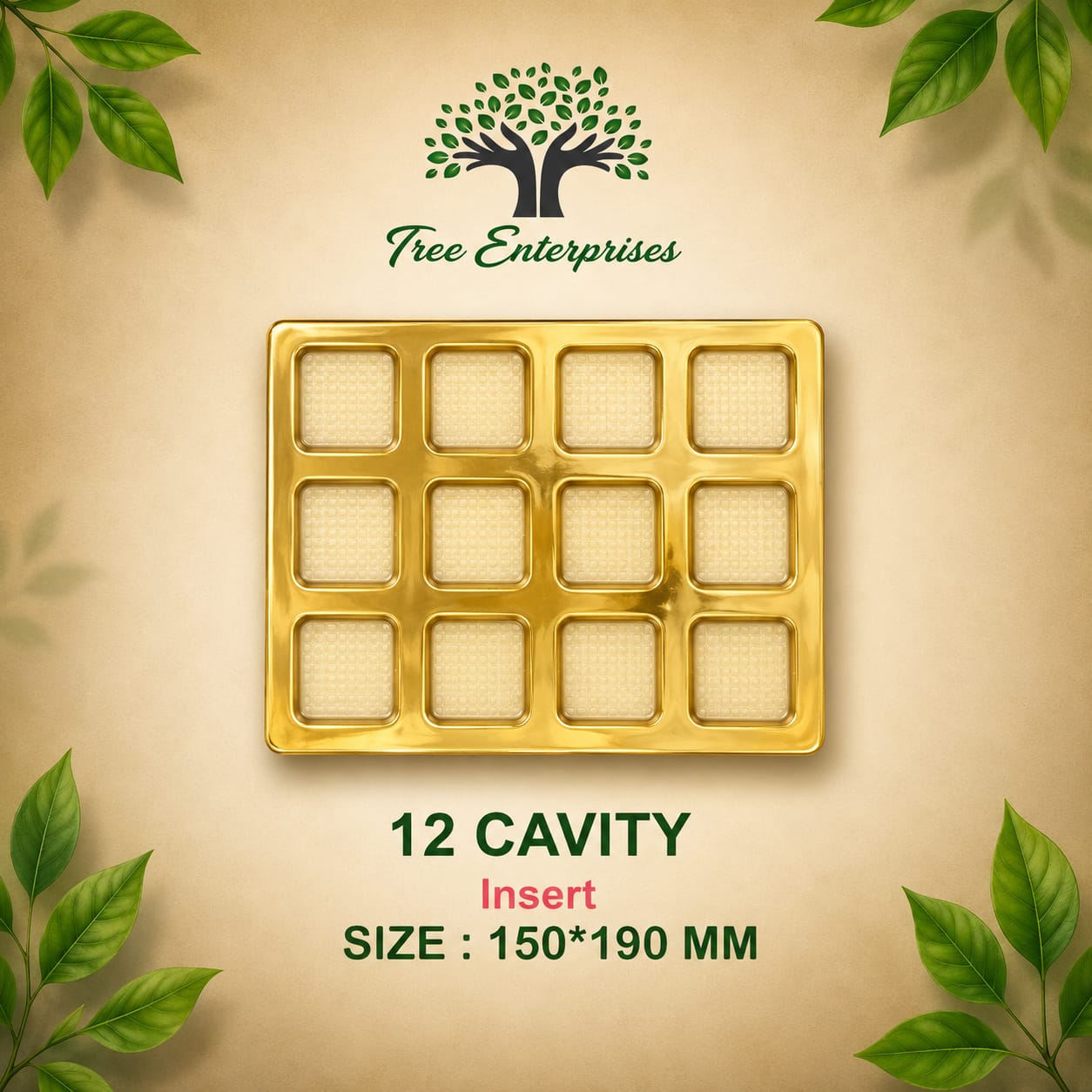 12 CAVITY SIZE 150*190